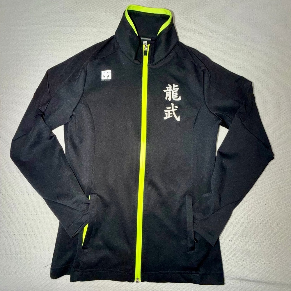 Mooto Taekwondo Stream Line Jacket Color Black/Neon Training Size: XS - Picture 5 of 14